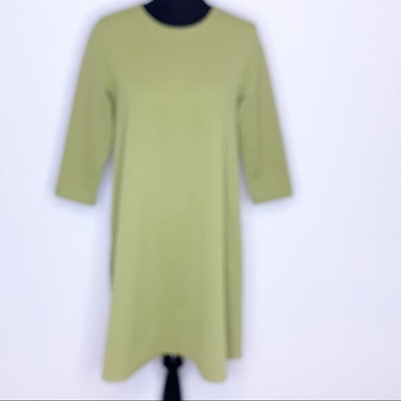 ASOS Maternity dress womens 8 green waffle knit spring summer Easter - Picture 1 of 9